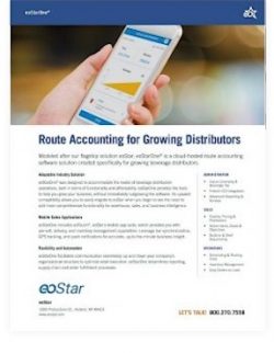 route accounting for distributors